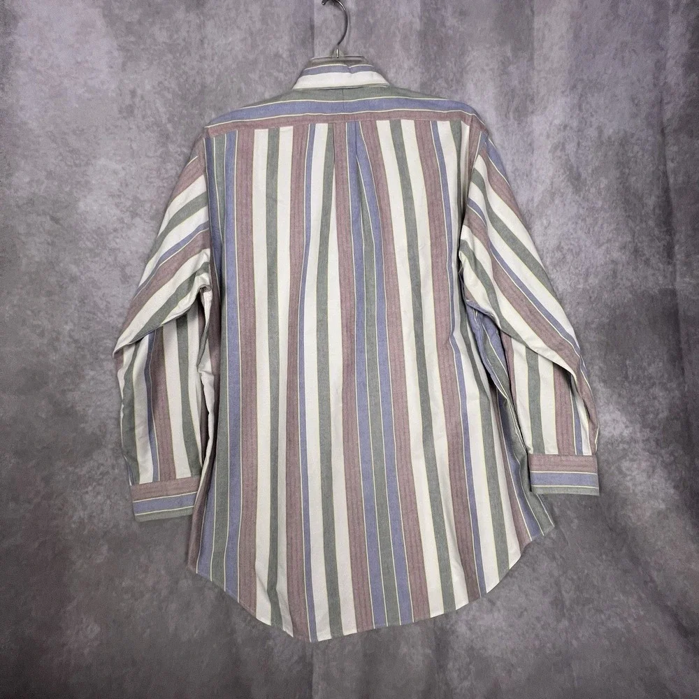 Ralph Lauren Black Label Yarmouth Shirt Men's Large Striped Button Down 16.5/34‎